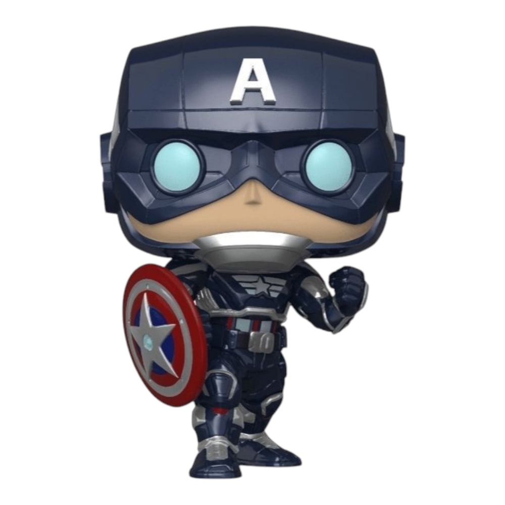 Funko Pop Games Marvel (#627) Captain America Vinyl in Soft Protective Case